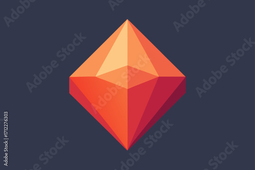 Colorful vector geometric abstract background with 3d paper origami triangle pattern