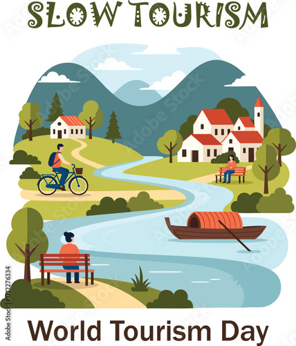 Wallpaper Mural  Slow Tourism - A Mindful Way to Explore Local Culture and Nature Torontodigital.ca