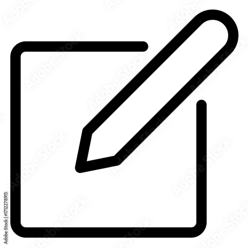Creative pencil design for writing, drawing, and artistic expression in digital and print media