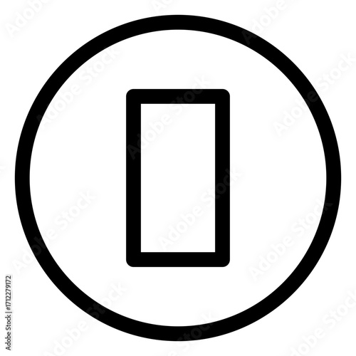 Stylish power button design for user interfaces and digital applications