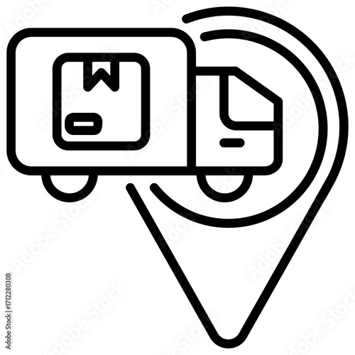 Logistics Outline Icon