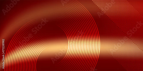 Abstract Red Gradient Background. red gradient tones, circular lines, and halftone pattern. Perfect for business, digital, or creative design projects.