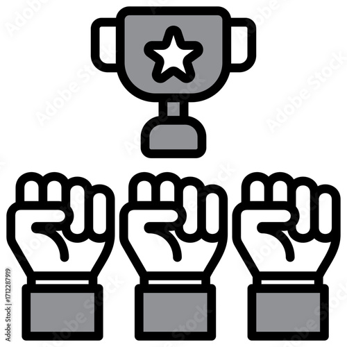 Competition Single Icon Pack Multystyte Illustration