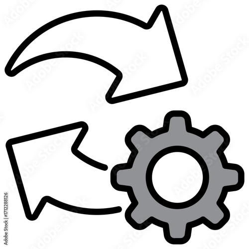 Exchange Single Icon Pack Multystyte Illustration