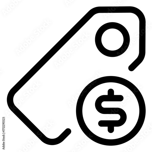Stylish cash tags for financial transactions and budgeting applications