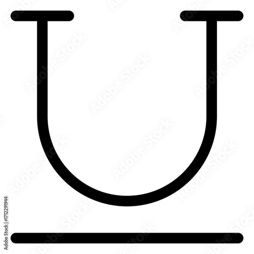 Stylish text underline design for enhancing typography in digital content and graphic design