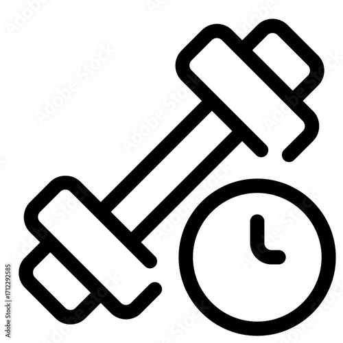 Fitness timer for tracking exercise duration and enhancing workout efficiency in health and wellness applications