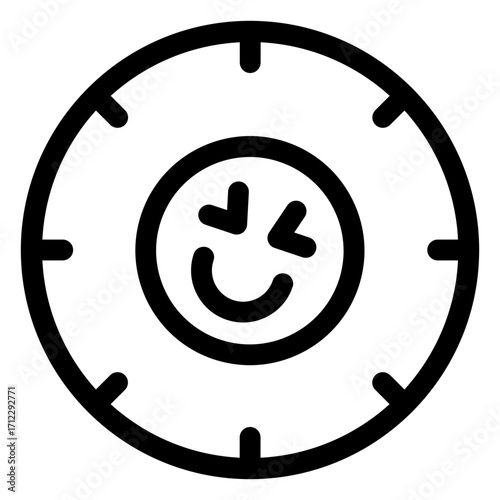 Stylish clock design representing playtime and leisure activities for creative projects and applications