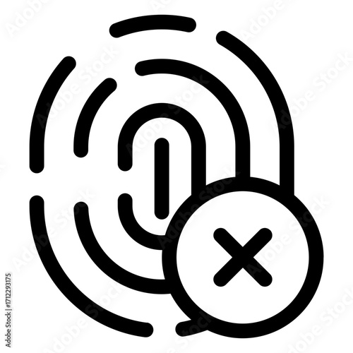 Fingerprint authentication failure alert for secure access and user verification