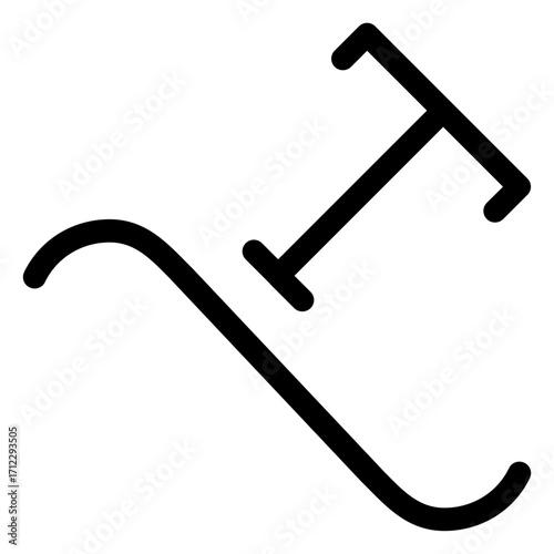 Creative text design featuring typography along a curved path for graphic and web design projects