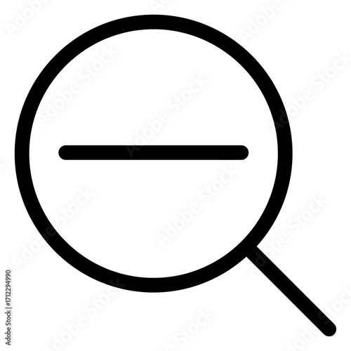 Minimalist zoom out graphic for enhancing user interface and visual design in digital applications