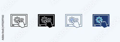 Human Machine Interface Multiple Style Icon Collection