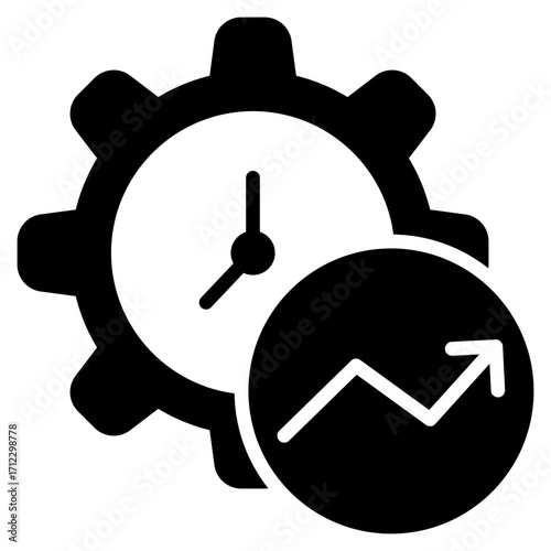 Productivity Glyph Black Icon
