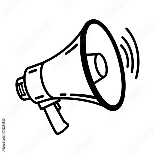 megaphone, loudspeaker, announcement, communication, voice, amplify, broadcast, volume, message, sound, speaker, shout, alert, publicity, rally, awareness, campaign, media, outreach, promotion, activi