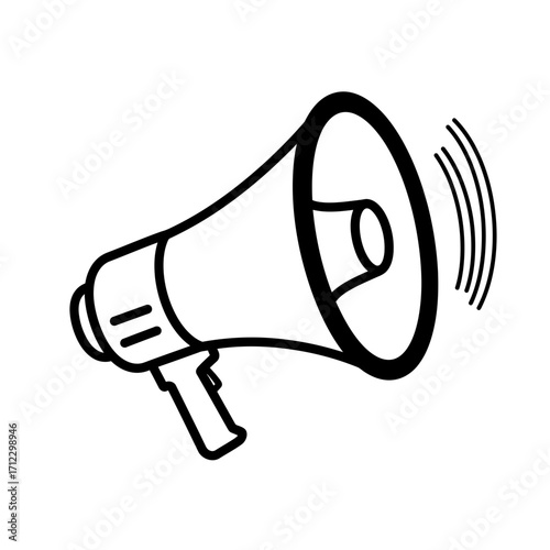 megaphone, loudspeaker, announcement, communication, voice, amplify, broadcast, volume, message, sound, speaker, shout, alert, publicity, rally, awareness, campaign, media, outreach, promotion, activi