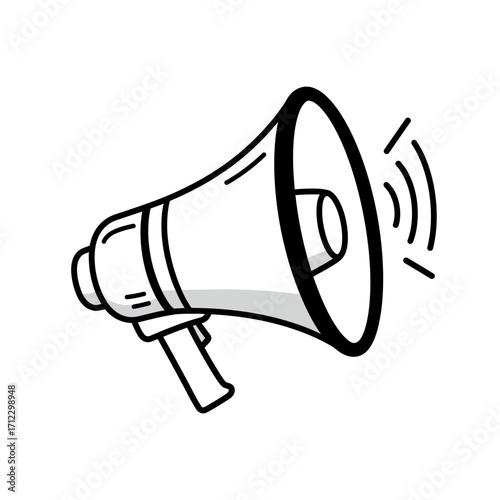 megaphone, loudspeaker, announcement, communication, voice, amplify, broadcast, volume, message, sound, speaker, shout, alert, publicity, rally, awareness, campaign, media, outreach, promotion, activi