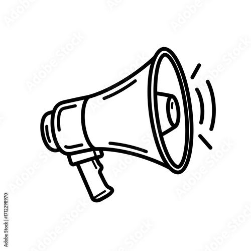 megaphone, loudspeaker, announcement, communication, voice, amplify, broadcast, volume, message, sound, speaker, shout, alert, publicity, rally, awareness, campaign, media, outreach, promotion, activi