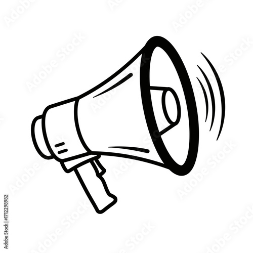 megaphone, loudspeaker, announcement, communication, voice, amplify, broadcast, volume, message, sound, speaker, shout, alert, publicity, rally, awareness, campaign, media, outreach, promotion, activi
