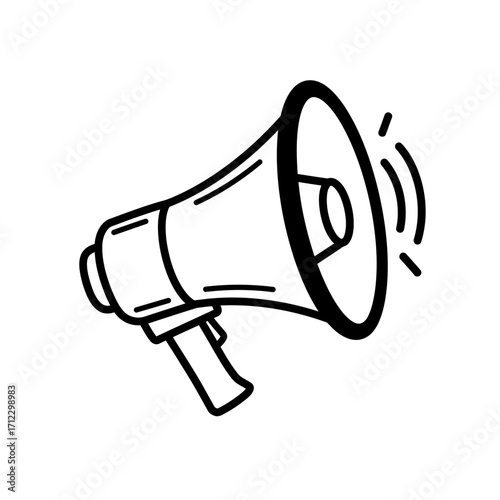 megaphone, loudspeaker, announcement, communication, voice, amplify, broadcast, volume, message, sound, speaker, shout, alert, publicity, rally, awareness, campaign, media, outreach, promotion, activi
