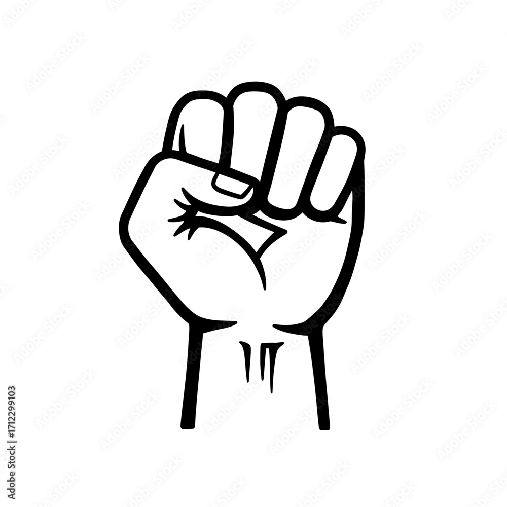 Obraz premium fist, power, unity, strength, protest, resistance, revolution, solidarity, freedom, uprising, equality, empowerment, activism, justice, movement, defiance, rebellion, courage, resilience, liberation, 