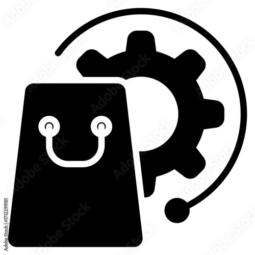 Consumption Glyph Black Icon