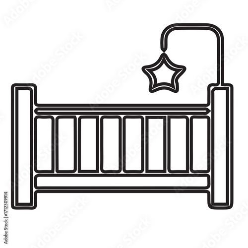 Baby Crib Icon