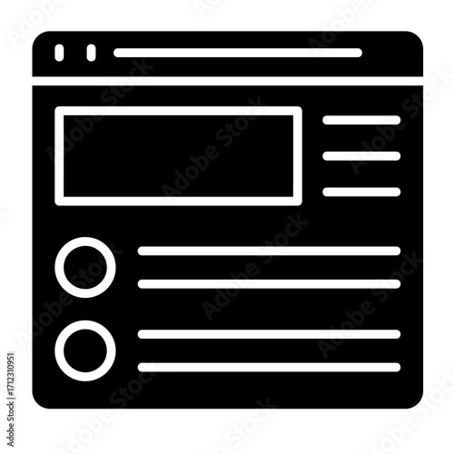 Website  Icon Element For Design	