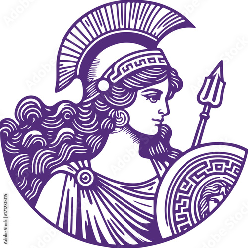 Goddess Athena, Symbol of Wisdom and War