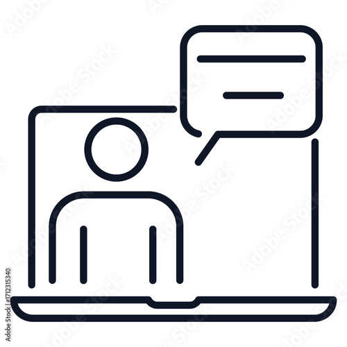 Online Communication Icon