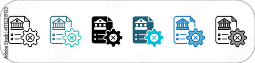 Liberalization Single Icon Pack Multistyle Illustration