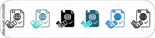 Treaty Single Icon Pack Multistyle Illustration