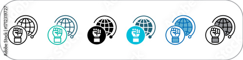 Union Single Icon Pack Multistyle Illustration
