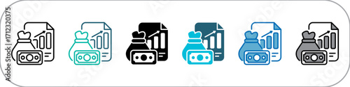 Prosperity Single Icon Pack Multistyle Illustration