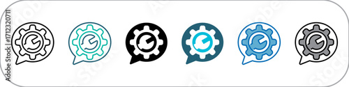 Services Single Icon Pack Multistyle Illustration