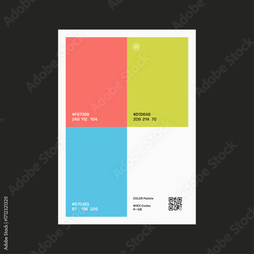 Chromafire Color Pallette Poster Design
