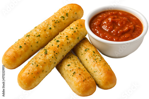  garlic breadsticks with marinara dip