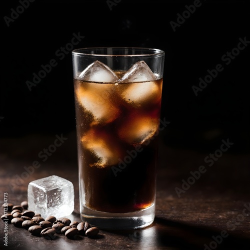 Wallpaper Mural glass of cola with ice Torontodigital.ca