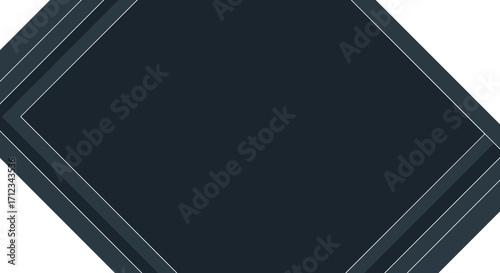 Dark flat vector background with geometric shapes and lines  