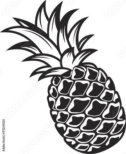 illustration of pineapple
