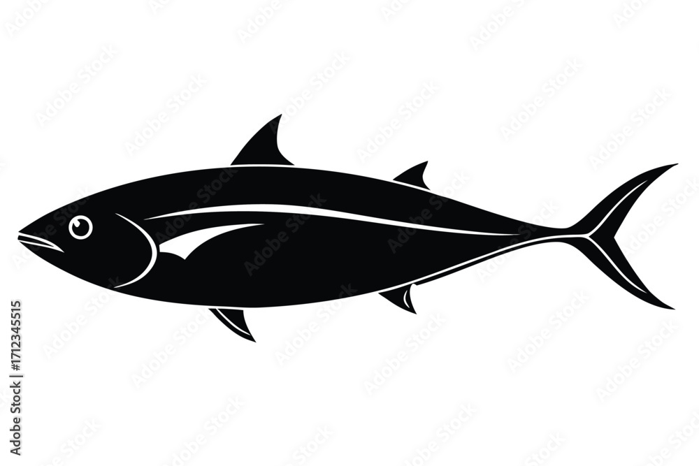 Fototapeta premium fish isolated on white background