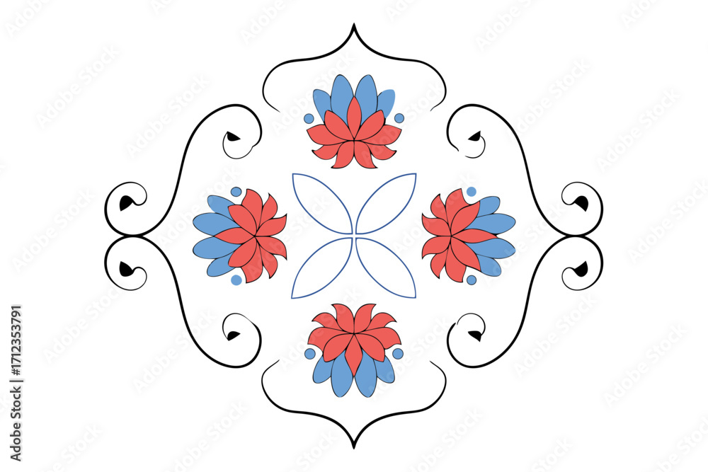 abstract floral ornament