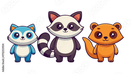 animal, fox, cartoon, vector, dog, illustration, cat, love, set, baby, teddy, toy, fun, art, cute, pet, brown, heart, funny, character, adorable, kid, valentine, animals, childhood