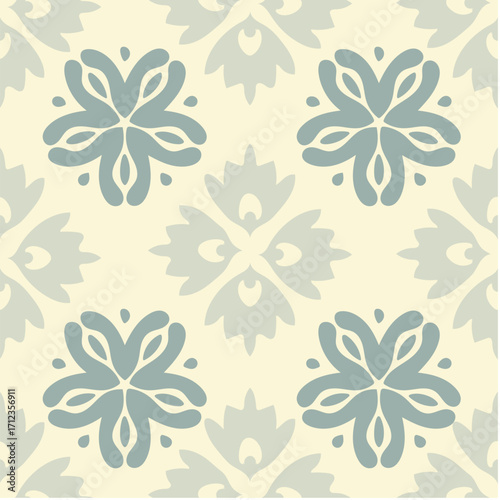 seamless pattern for background with plant and flower theme