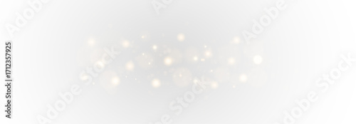 Bright glowing stardust with golden glittering dust, twinkling spark confetti and luminous particles, elegant abstract background for festive holiday card design PNG.
