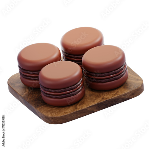 Macaron 3D Illustration