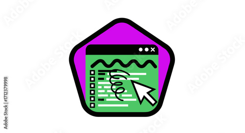 Web Development Coding Interface.