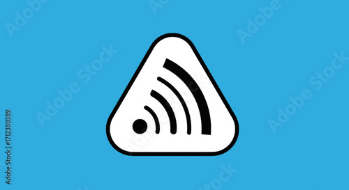 Wireless Network Symbol Icon.
