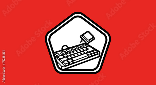Keyboard keycap removal illustration showing the process of replacing a key.