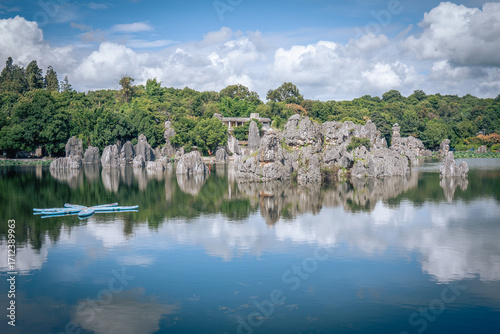 Karst formation in Yunnan stone forest