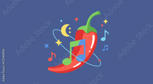 Musical Pepper - A Spicy Symphony of Notes and Flavors.